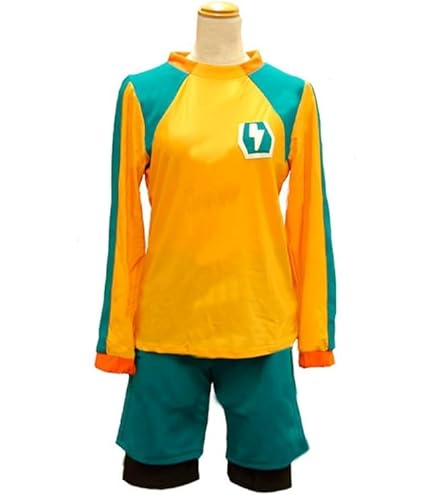 イナズマイレブン イナイレ　白恋中　ユニフォーム　コスプレ　衣装、吹雪風ウィッグ Amazon.co.jp: コスプレ イナズマイレブン 吹雪士郎 白恋中